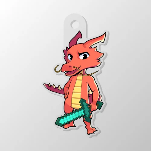 Strator Minecraft Keychain